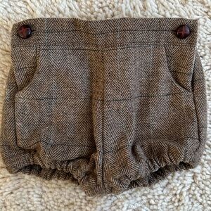 PEPA & Co wool herringbone bloomers - size 6 mo